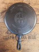 1930’s Griswold #8 Cast Iron Skillet with Large Block Logo 704 B - Skillet