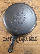 1930’s Griswold #8 Cast Iron Skillet with Large Block Logo 704 B. Perfect for gas and electric cooktops! Skillet