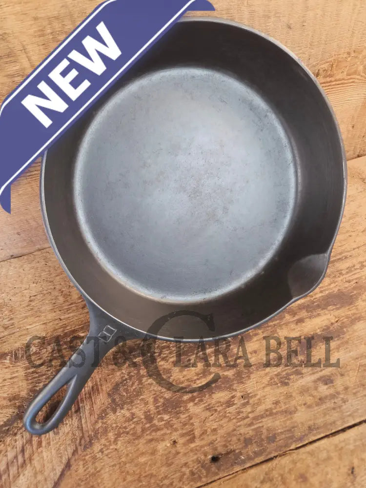 1930’s Griswold #8 Cast Iron Skillet with Large Block Logo 704 C - Skillet