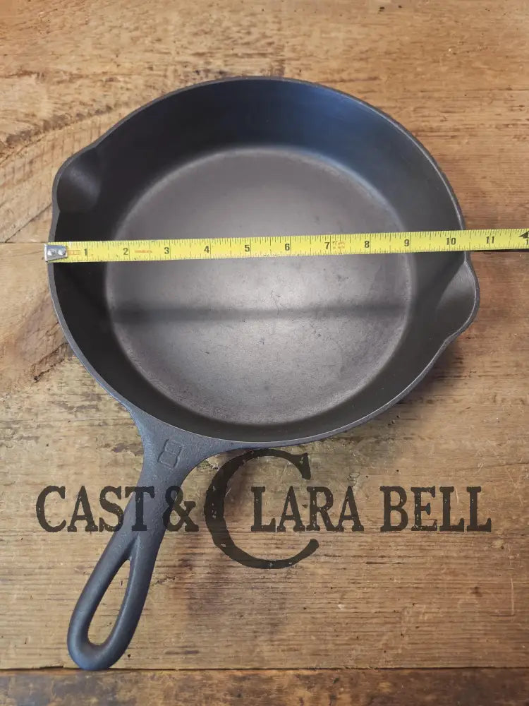 1930’s Griswold #8 Cast Iron Skillet with Large Block Logo 704 C Skillet