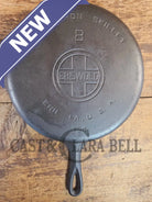 1930’s Griswold #8 Cast Iron Skillet with Large Block Logo 704 C - Skillet