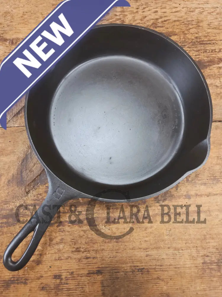 1930’s Griswold #8 Cast Iron Skillet with Large Block Logo 704 C - Skillet