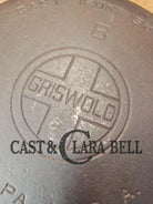 1930’s Griswold #8 Cast Iron Skillet with Large Block Logo 704 C Skillet