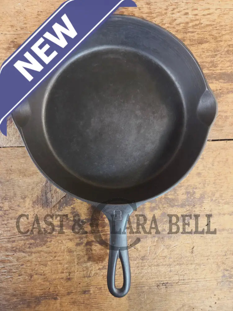 1930’s Griswold #8 Cast Iron Skillet with Large Block Logo 704 C - Skillet
