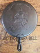 1930’s Griswold #8 Cast Iron Skillet with Large Block Logo 704 C - Skillet