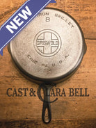 1930’s Griswold #8 Cast Iron Skillet with Large Block Logo 704 D Skillet