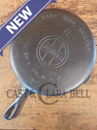 1930’s Griswold #8 Cast Iron Skillet with Large Block Logo 704 G - Skillet
