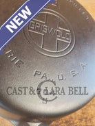 1930’s Griswold #8 Cast Iron Skillet with Large Block Logo 704 G - Skillet