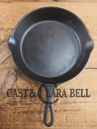 1930’s Griswold #8 Cast Iron Skillet with Large Block Logo 704 H Skillet