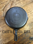 1930’s Griswold #8 Cast Iron Skillet with Large Block Logo 704 S. Perfect for gas and electric cooktops! Skillet