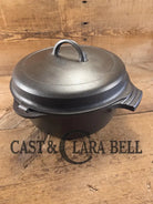 1930’s Griswold #8 Dutch Oven 2568 with matching Hinged Lid! Beautiful piece for your gourmet kitchen. Restored and