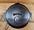 1930’S Griswold #8 Dutch Oven 2568 With Matching Hinged Lid! Beautiful Piece For Your Gourmet