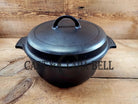 1930’S Griswold #8 Dutch Oven 2568 With Matching Hinged Lid! Beautiful Piece For Your Gourmet