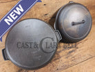1930’s Griswold #8 Dutch Oven 2568 with matching Hinged Lid! Super Unique patina on the lid - Dutch Ovens Trivets &
