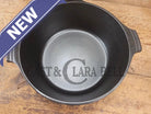1930’s Griswold #8 Dutch Oven 2568 with matching Hinged Lid! Super Unique patina on the lid - Dutch Ovens Trivets &