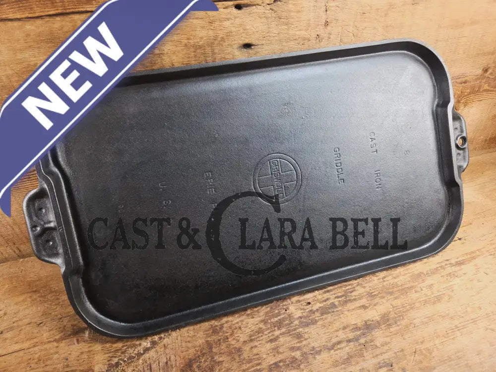 1930’s Griswold #8 Long cast iron griddle. 908. Great pancake griddle! Griddle
