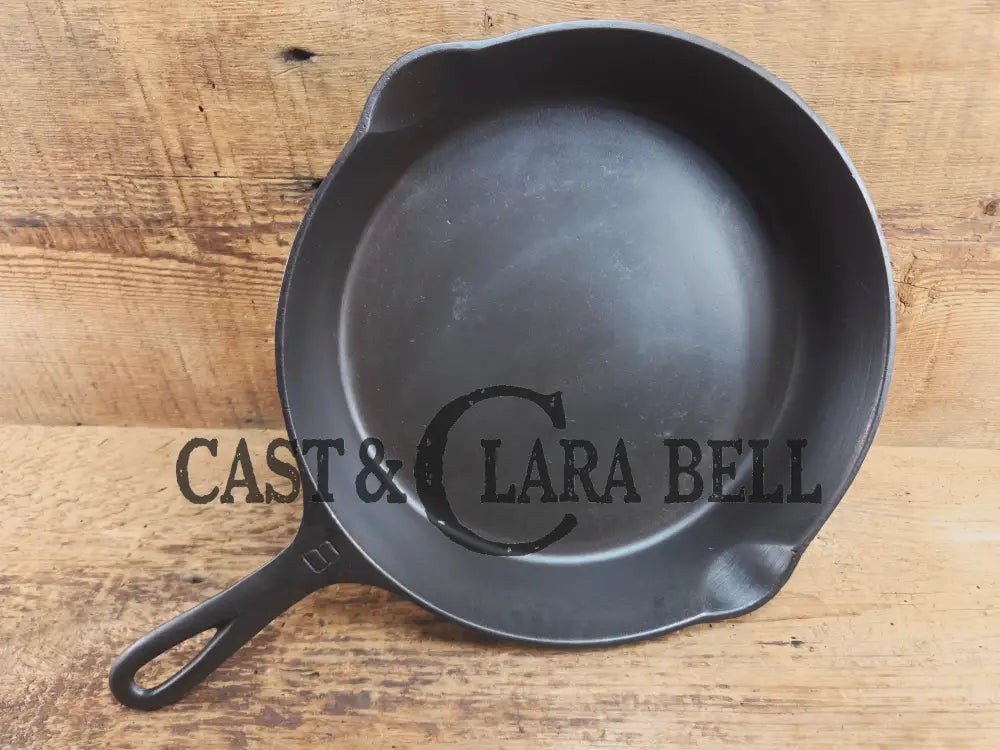 The Classic! Griswold #8 Skillet with Large Block Logo and Smooth Bottom Erie PA USA p/n 704 P Skillet