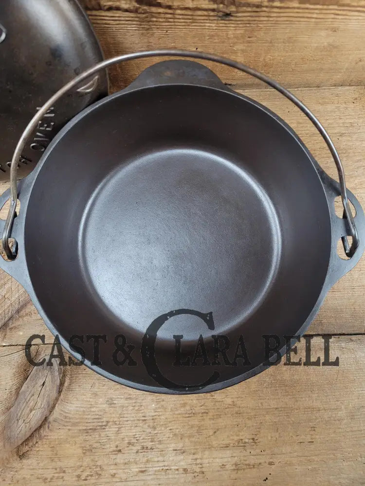 1930’S Griswold #8 Tite-Top Dutch Oven 1278 C Fully Marked Raised Matching Lid (2551 C)! Perfect