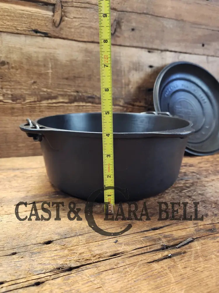 1930’S Griswold #8 Tite-Top Dutch Oven 1278 C W/ Fully Marked Raised Matching Lid! Perfect For