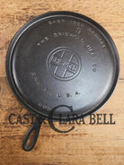 1930’s Griswold #9 Cast Iron Griddle Large Block logo ’Erie PA USA,’609’’. Awesome for pancakes and grilled cheese!
