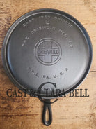 1930’s Griswold #9 Cast Iron Griddle Large Block logo ’Erie PA USA,’609’’. Awesome for pancakes and grilled cheese!