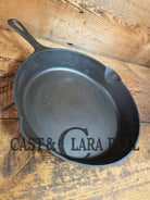 1930’s Griswold #9 Skillet with Large Block Logo and Smooth Bottom 710 C - Skillet