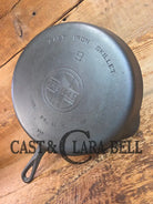 1930’s Griswold #9 Skillet with Large Block Logo and Smooth Bottom 710 C - Skillet