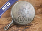 1930’s Griswold #9 Skillet with Large Block Logo Smooth Bottom and cool chrome finish! 710 C - Skillet