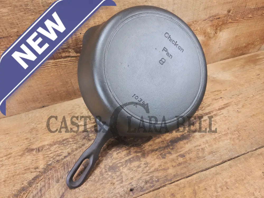 1930s Griswold Iron Mountain Series #8 Cast Iron Chicken Pan 1034 - Skillet