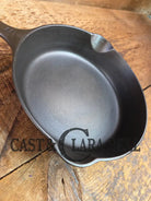 1930’s Griswold No. 5 Saute Skillet Small Logo Grooved Handle Smooth Bottom 724 Skillet