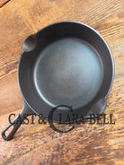 1930’s Griswold No. 5 Saute Skillet Small Logo Grooved Handle Smooth Bottom 724 Skillet