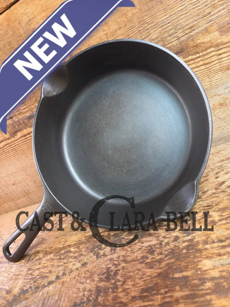 1930’s Griswold No. 5 Saute Skillet Small Logo Grooved Handle Smooth Bottom 724 Skillet