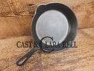 1930’s Griswold No. 5 Saute Skillet Small Logo Grooved Handle Smooth Bottom 724 A Skillet