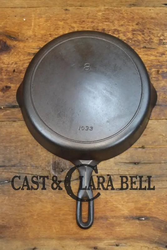 1930’S Griswold’s Iron Mountain #8 Skillet With Heat Ring 1033