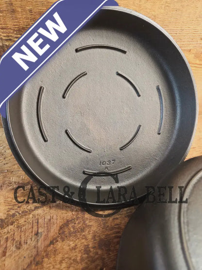 1930’s Griswold’s Iron Mountain series #8 Dutch Oven (1036 A) with Lid (1037 C). Ready to make stews and chili! Dutch