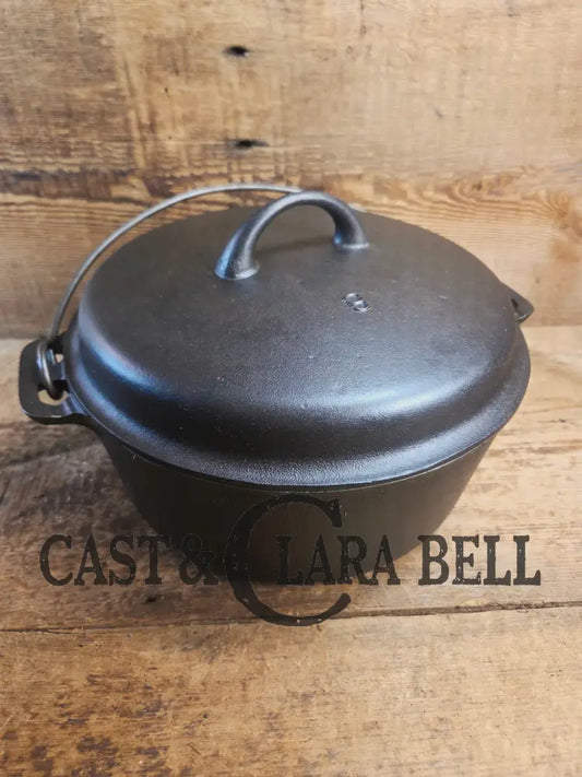 1930’s Griswold’s Iron Mountain series #8 Dutch Oven (1036 A) with Lid (1037 C). Ready to make stews and chili! Dutch