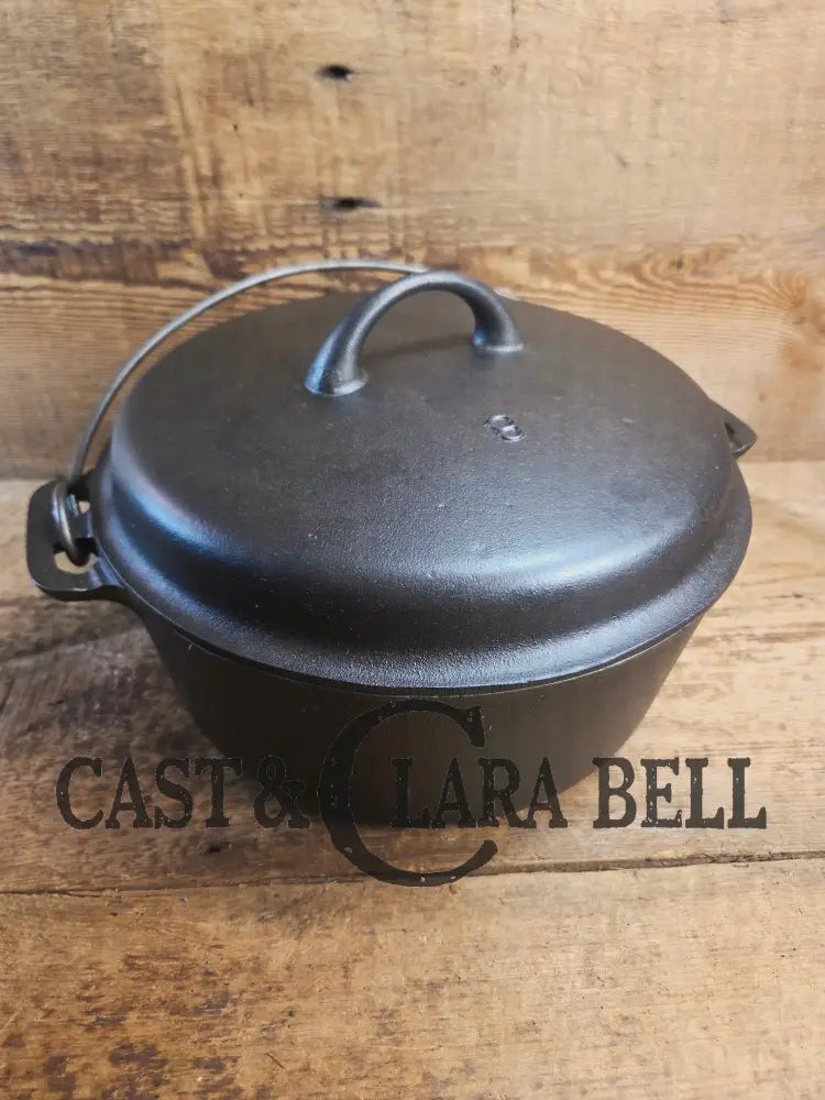 1930’s Griswold’s Iron Mountain series #8 Dutch Oven (1036 A) with Lid (1037 C). Ready to make stews and chili! Dutch