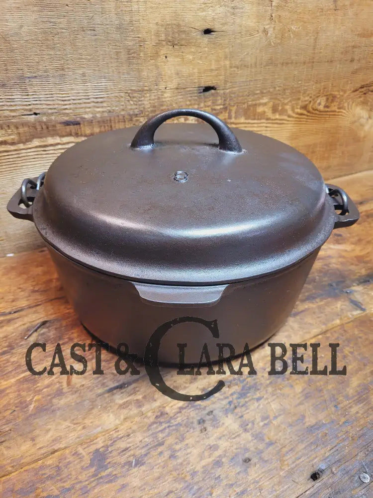 1930S Griswolds Iron Mountain Series #8 Dutch Oven (1036C) With Lid (1037 B). Ready To Make Stews