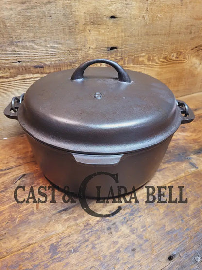 1930S Griswolds Iron Mountain Series #8 Dutch Oven (1036C) With Lid (1037 B). Ready To Make Stews