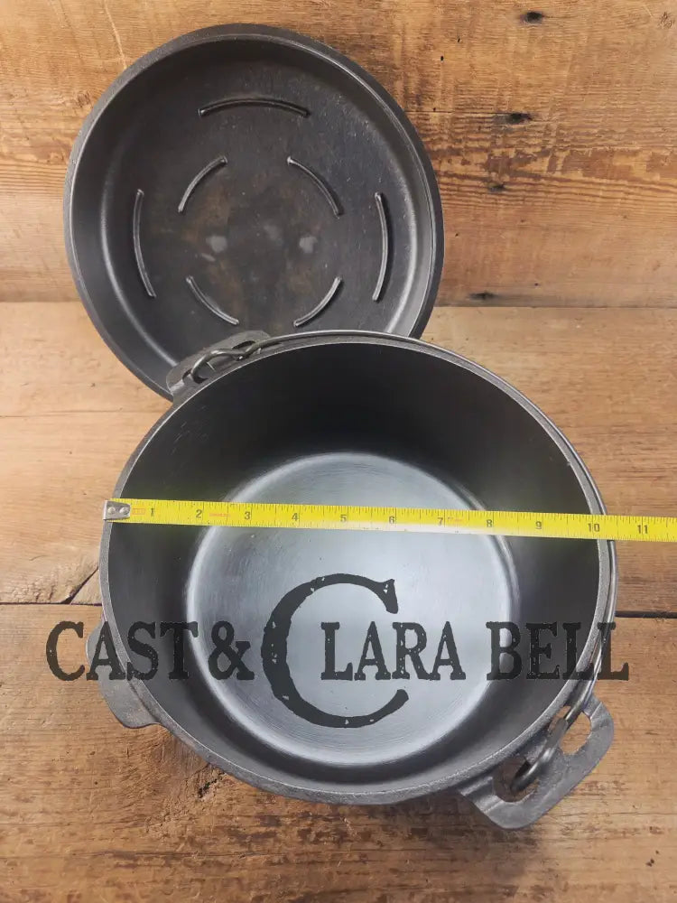 1930’s Griswold’s Iron Mountain series #8 Dutch Oven (1036C) with Lid (1037 B). Ready to make stews and chili! Dutch