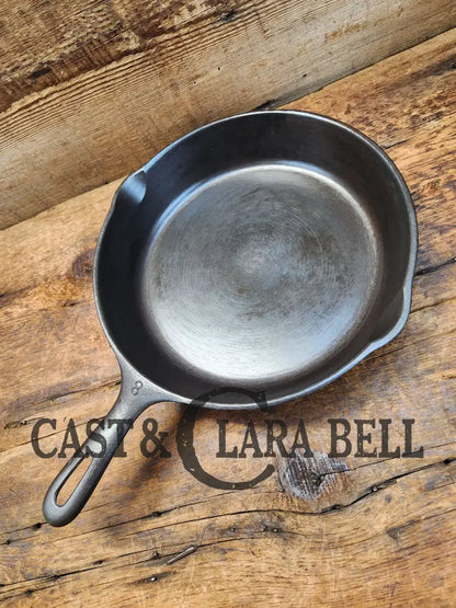 1930’S Unmarked Wagner #8 Skillet With Heat Ring. Fantastic Daily User For A Great Price!