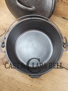 1930’S Wagner #8 Cast Iron Dutch Oven With Hammered Finish. Great Gift Idea! Skillet