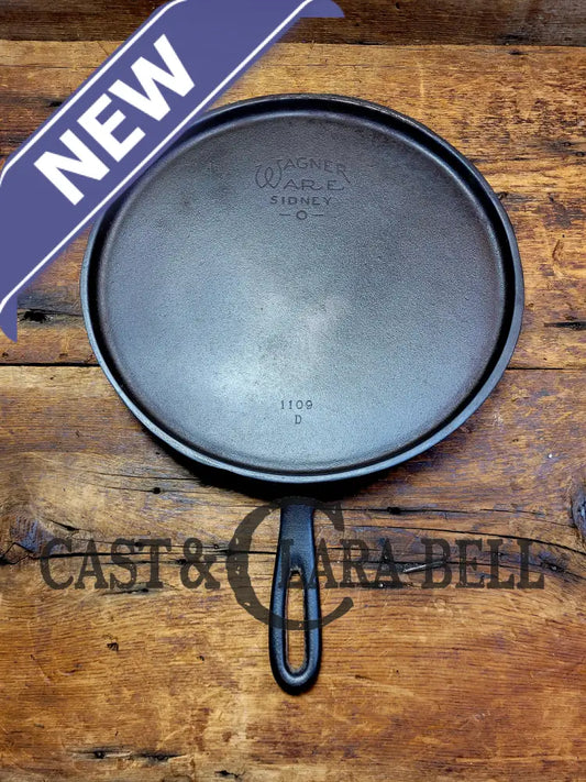 1930’S Wagner #9 Round Griddle Stylized Logo 1109 D. Perfect For Grilled Cheese Omelettes And