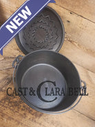 1930’s Wagner #9 Round Roaster Dutch Oven with fully marked Drip Drop Roaster Lid with Raised Lettering! Dutch Ovens