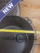 1930’s Wagner #9 Round Roaster Dutch Oven with fully marked Drip Drop Roaster Lid with Raised Lettering! Dutch Ovens