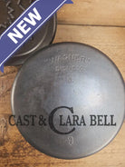 1930’s Wagner #9 Round Roaster Dutch Oven with fully marked Drip Drop Roaster Lid with Raised Lettering! Dutch Ovens