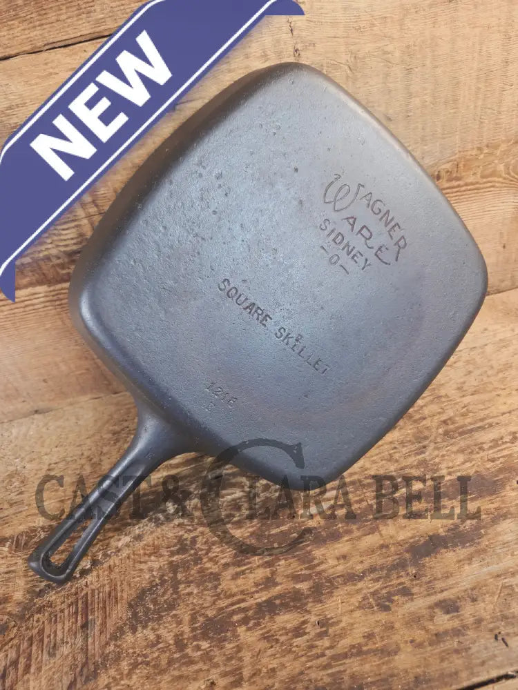 1930’s Wagner Square Skillet with Stylized Logo 1218 D. GREAT pan to have in the kitchen! SC24 (Copy) - Skillet