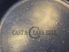 1930’s Wagner Unmarked #8 Cast Iron Sautee Skillet with blue speckled enamel! SC24 Skillet