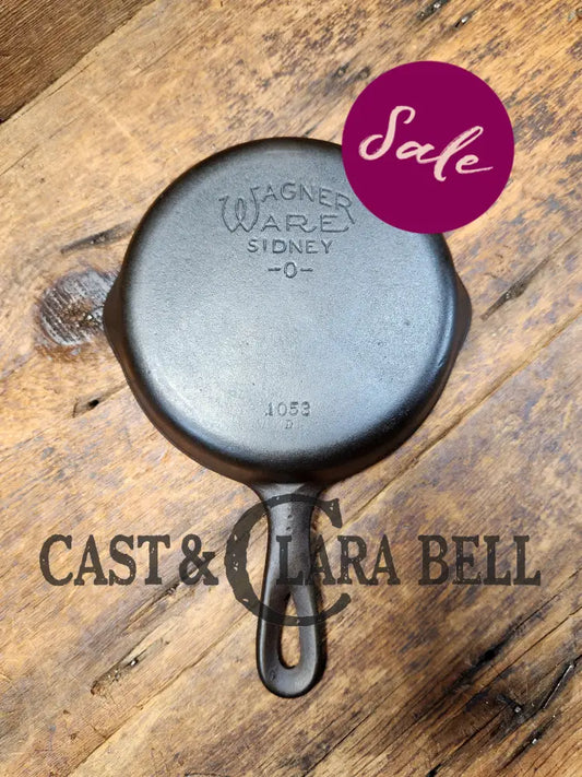 1930’S Wagner Ware #3 Cast Iron Egg Skillet 1053 D. Great Gift! Sc24