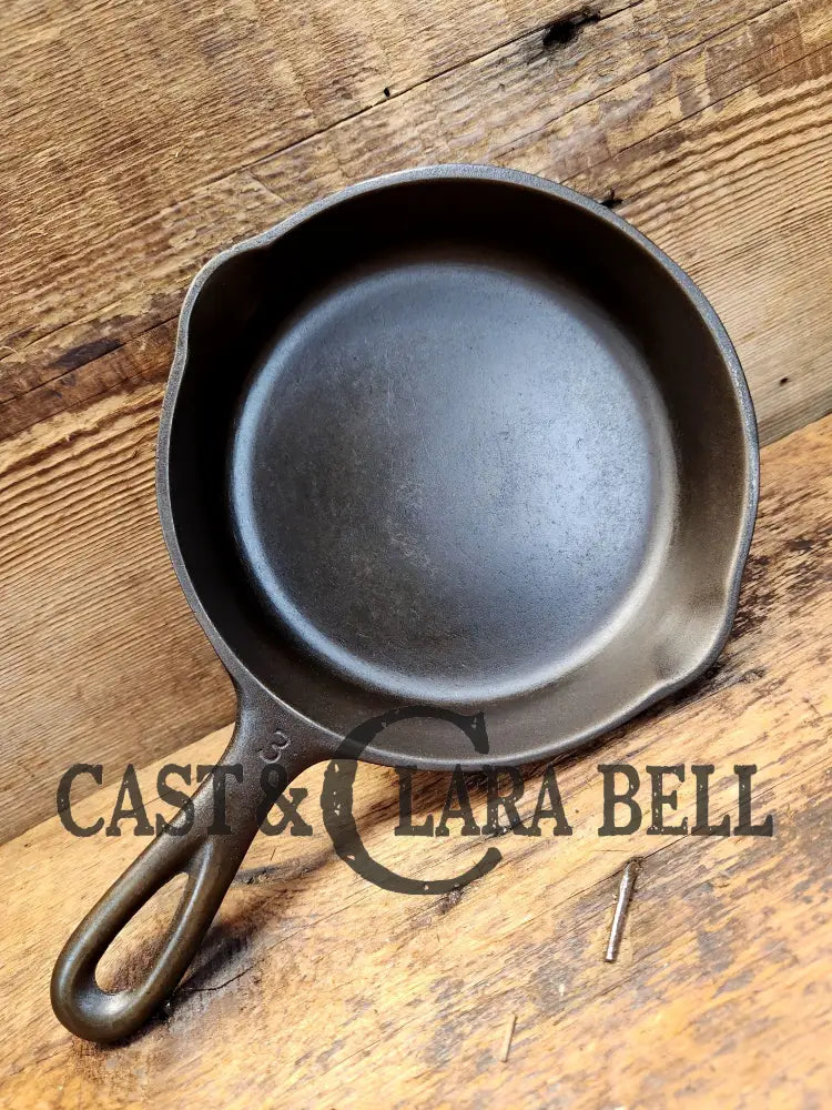 1930’S Wagner Ware #3 Cast Iron Egg Skillet 1053 J. Great Gift! Sc24